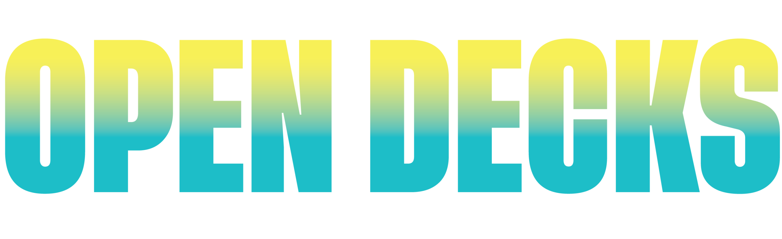 Open Decks multi colour